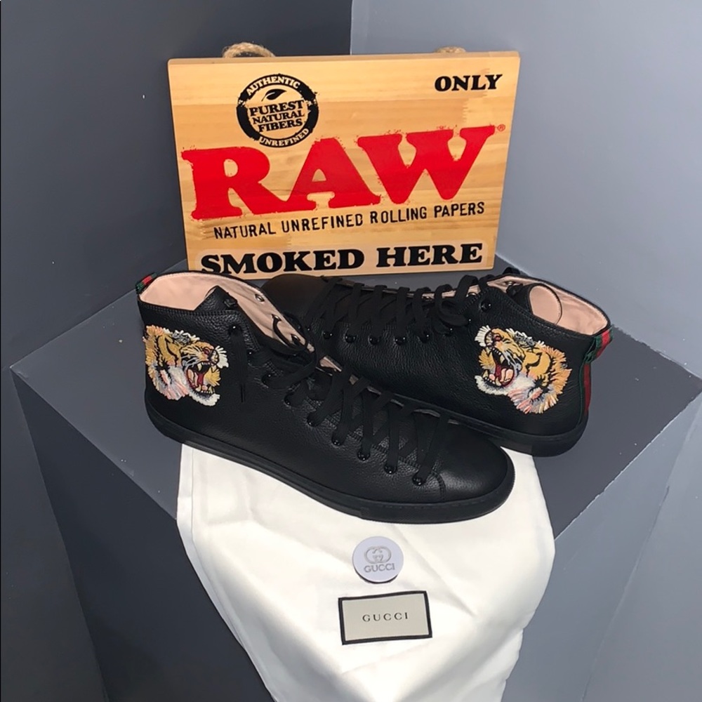 GUCCI
Leather High-Top Men's Sneakers Size 13